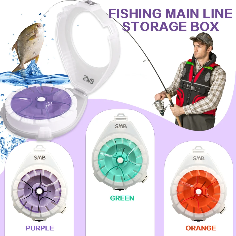 ZUKIBO Bobinadora de sedal y caja de carbono - Corte rapido de hilo