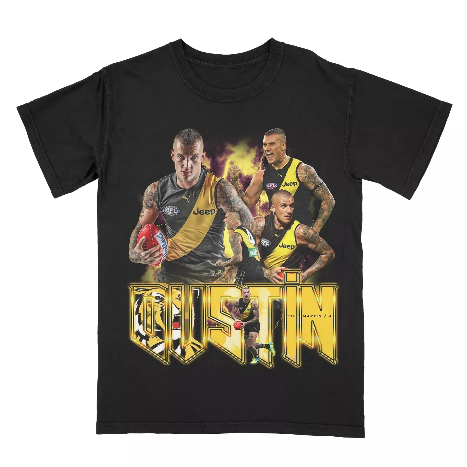 Dustin Martin Vintage T Shirt 90s Bootleg Shirt AFL Football - BEST ON EBAY Vintage T Shirt T Shirts for Men