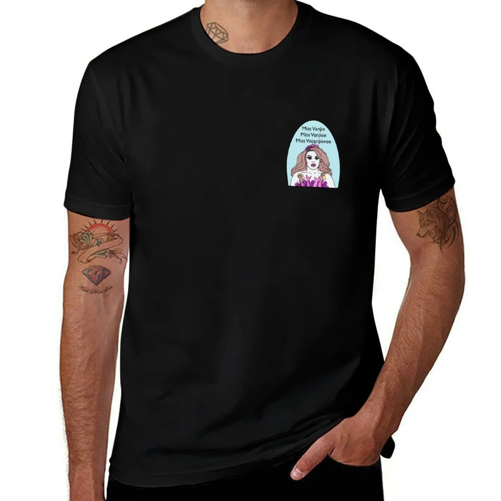 

Miss vanjie T-Shirt men t shirt cotton 100% g man t shirts for men T-Shirt