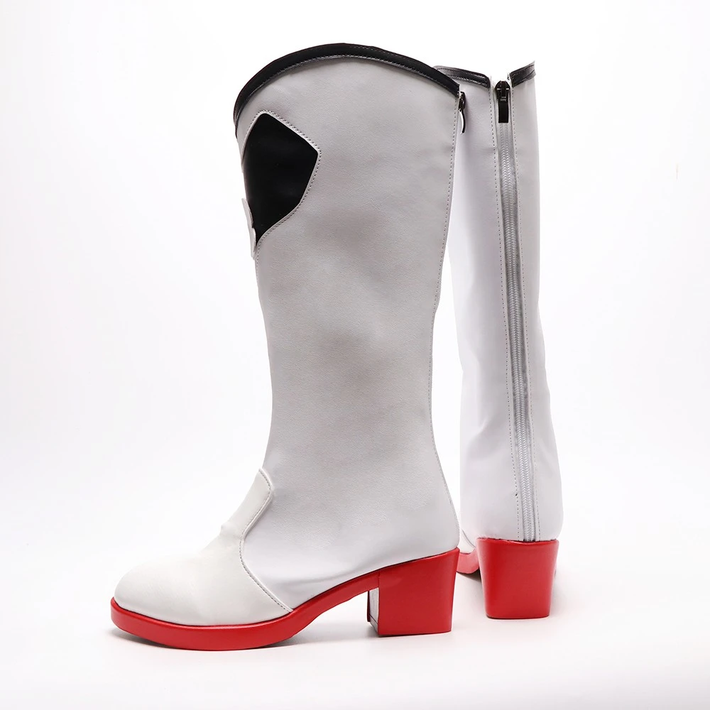 AGCOS 2023 RACING MIKKU Cosplay Shoes Girl Christmas Mikuku Cosplay Boots