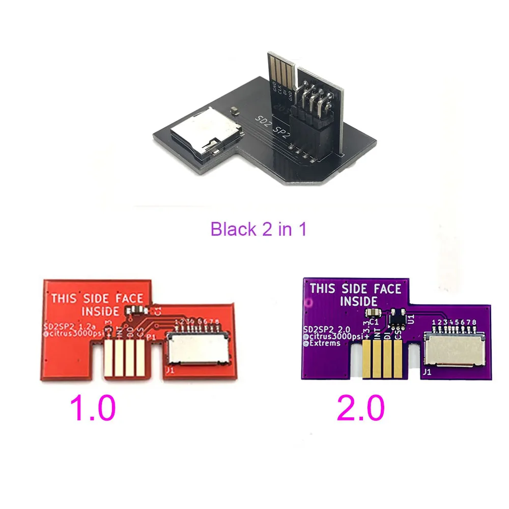 10pcs For NGC Game Cube SD2SP2 1.0 2.0 Verison SD Load SDL Micro SD Card TF Card Reader