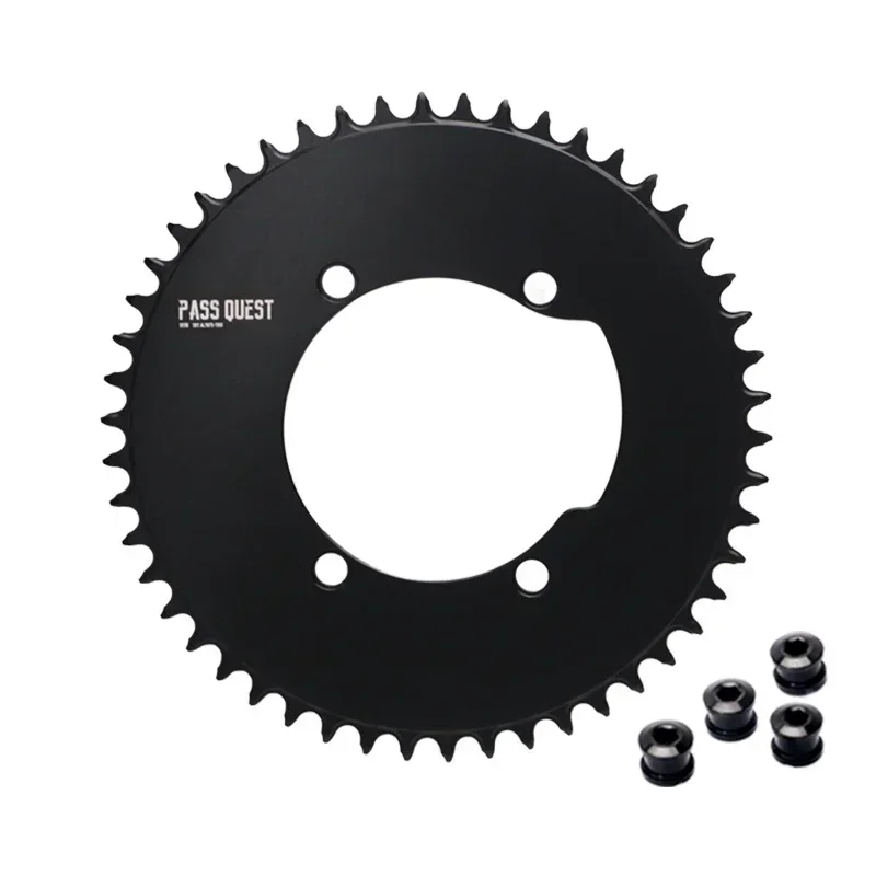 Pass Quest 110 BCD Chainring 110bcd dish 54 54T road bike chainwheel for Shimano 105 R7000 R8000 R9100 single speed chain ring