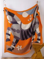 Women Silk Wool Scarf Giant Ponch Herms Hand Rolled Shawls Designer Luxury Stole Pashmina Warm Square Accessories Decoration