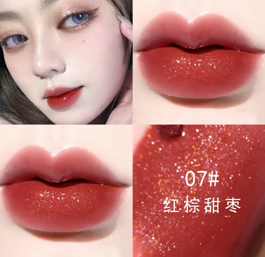 Hot Sale Lip Glaze Velvet Air Lip Glaze Set Lip Gloss Lipstick Keep 24 Hours Makeup Lipgloss Sexy Liquid Lipstick Lip Gloss