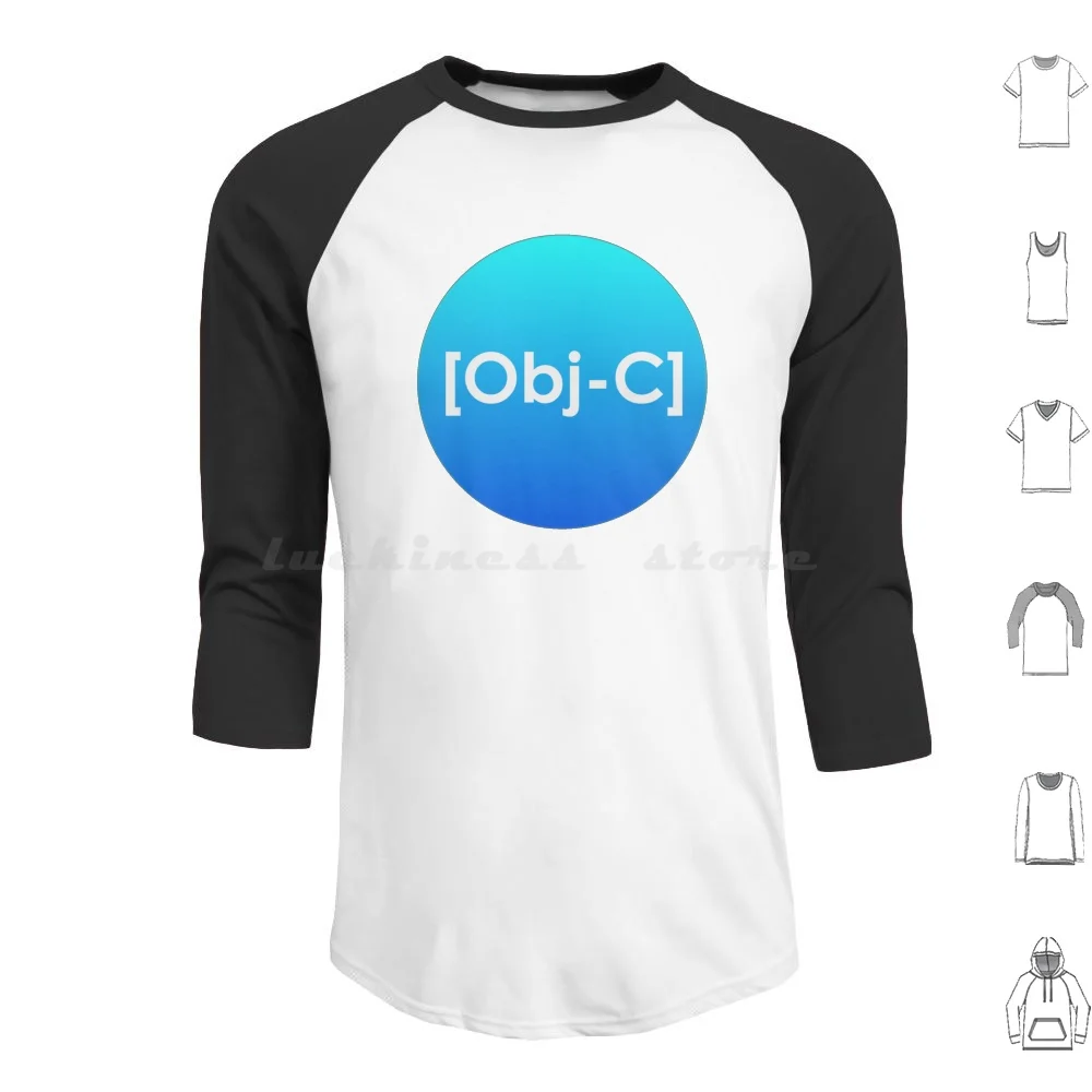 Sweat-shirts à capuche à manches longues Objetive-C, Obj Objetivec, Obj Obj C, Objective C, Os Groovy, Java Wildebeest, Objective J