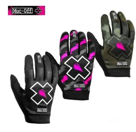 Muc off new touch screen universal mountain bike riding gloves with full finger anti slip, wear-resistant, warm and sporty desig