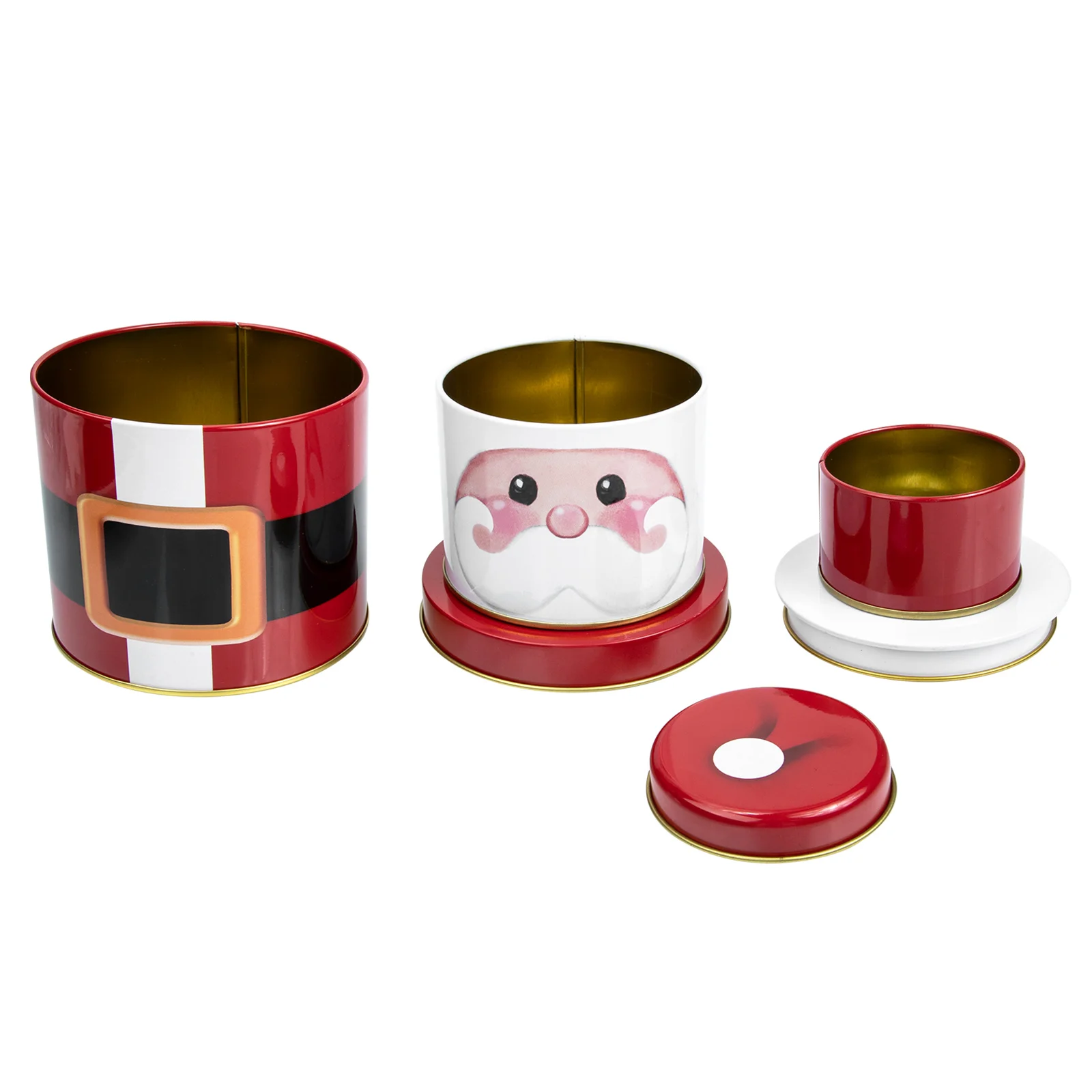 

Christmas Themed Tinplate Candy Case Gift Box Storage Container Small Light Weight Tin Box For Sweets Tea Jewelry