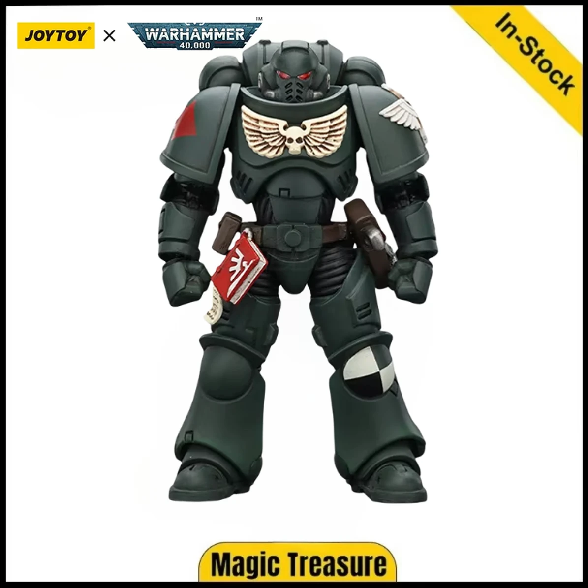 

【В наличии】JOYTOY Warhammer 40K Dark Angels Intercessors Brother Asharr 1/18 Фигурка Коллекция игрушек Модель