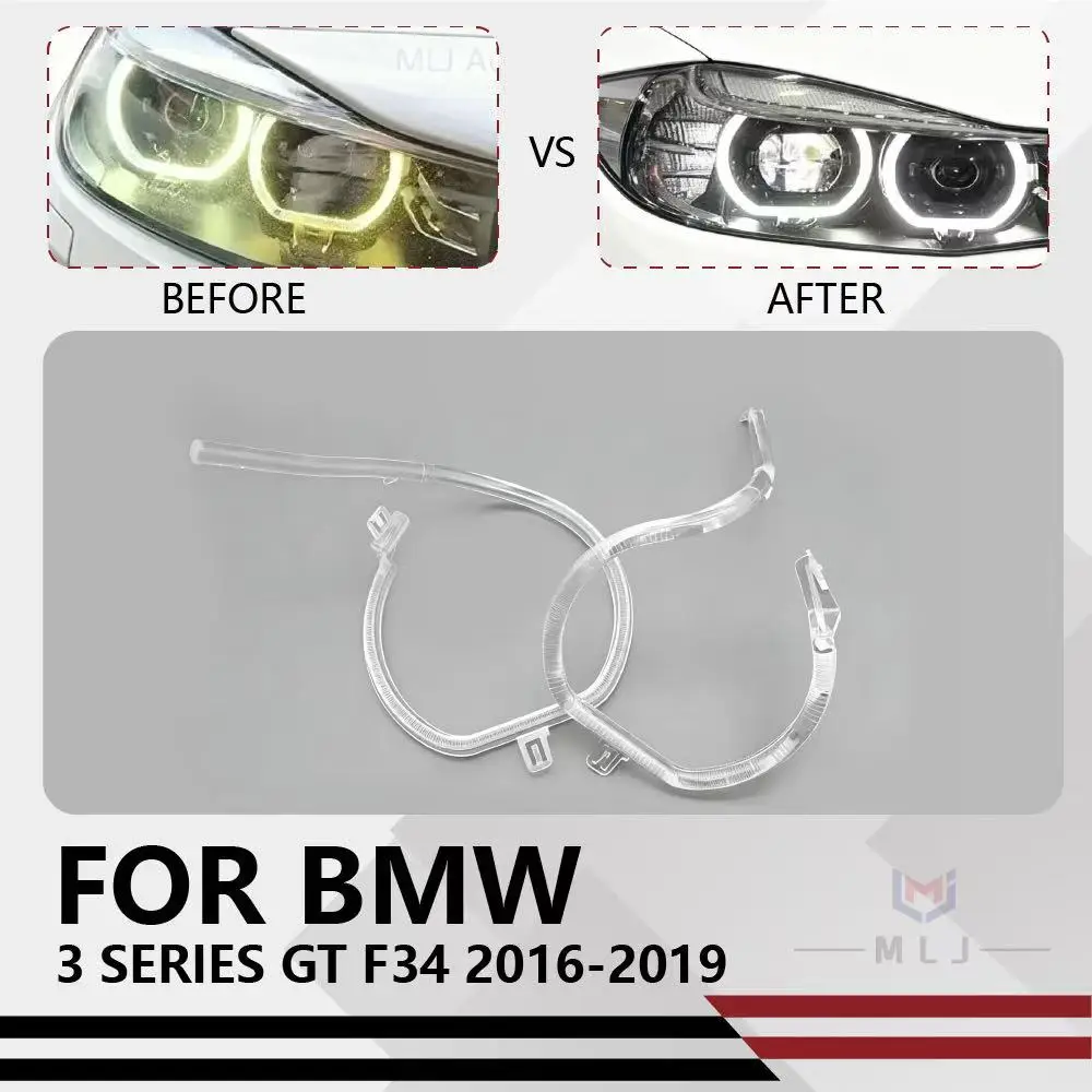 

New for BMW 3 Series GT F34 2016-2019 DRL Light guide plate Light guide tube Headlight Daytime Running Light Guide Angel Eye