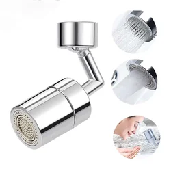 Grifo Universal giratorio 720 para cocina, aireador antisalpicaduras, rociador de baño, ahorro de agua, adaptador extensor de boquilla