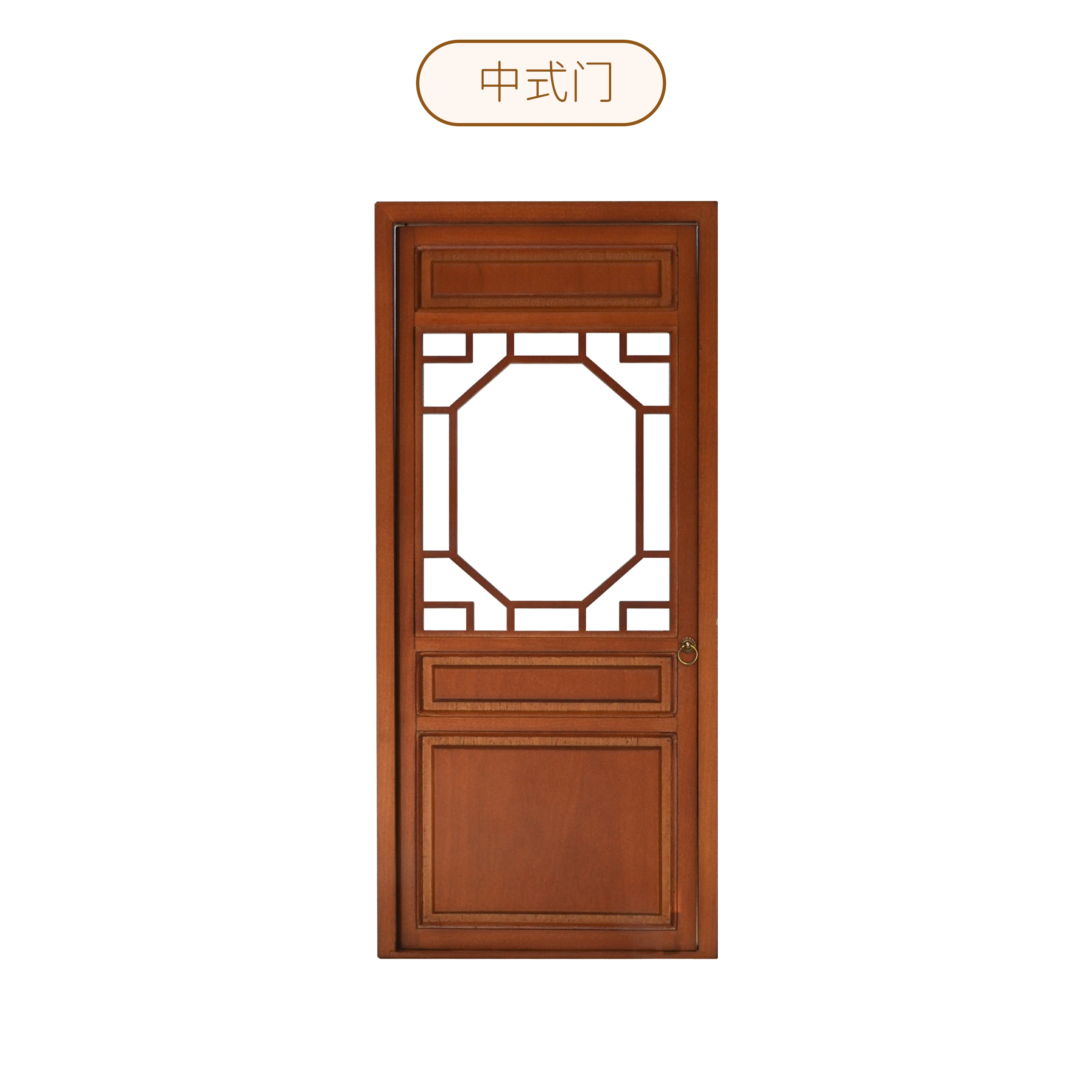 1:6 e 1:8 casa delle bambole mini modello accessori per mobili Casa delle bambole sala espositiva antipolvere Parti di porte e finestre