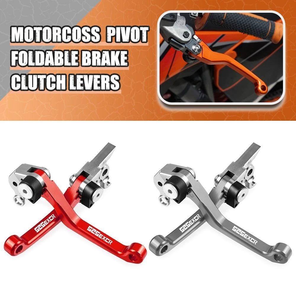 

FOR KTM 525EXCR 2003-2007 525 EXC 2010 Motorcycle Foldable Pivot Dirt Bike Brake Clutch Levers Cable Lever Handle Aluminum Parts