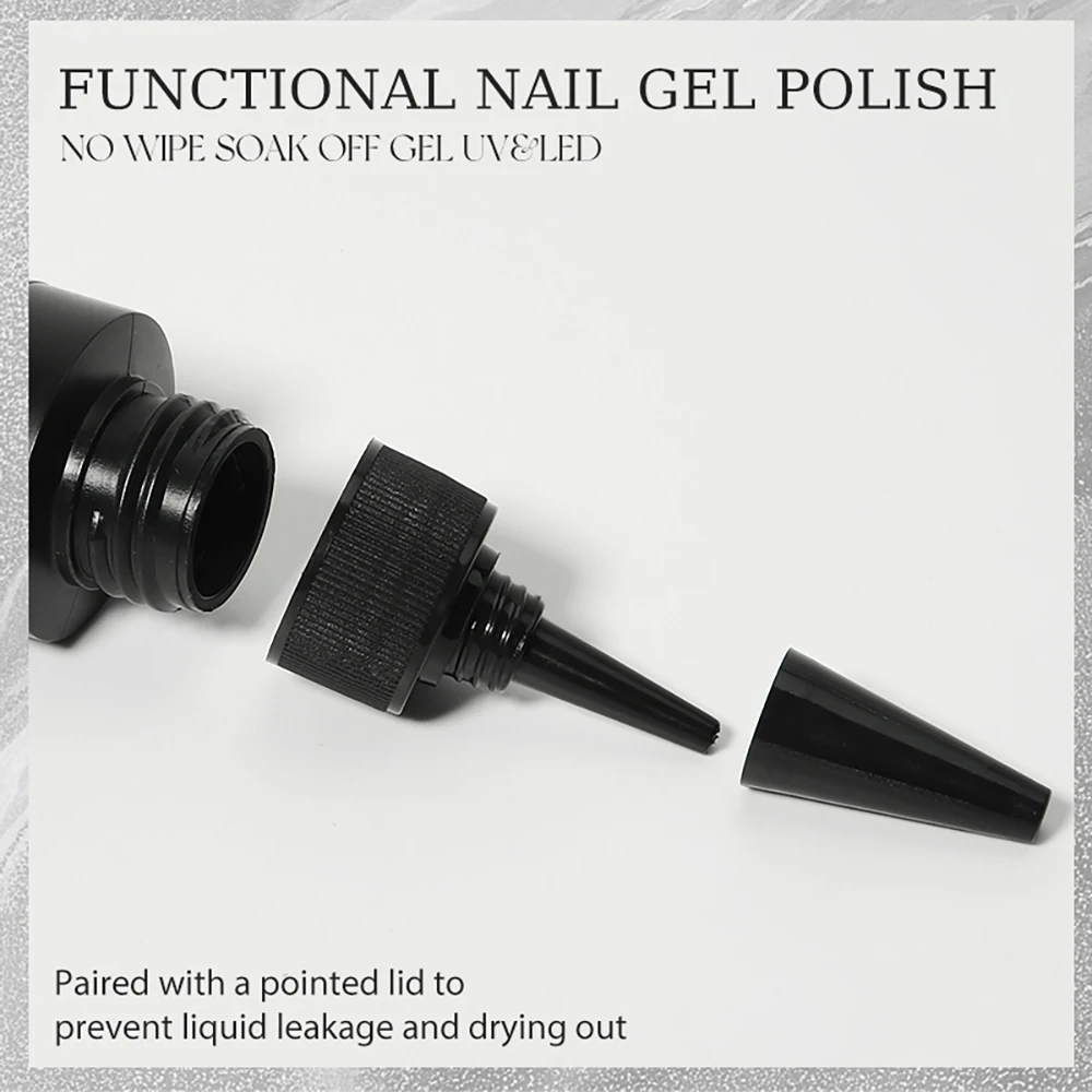 Vendeeni 100 مللي طلاء أظافر جل أسود شفاف شبه دائم UV LED نقع قبالة هلام الورنيش شفافة هلام هلام جودة الصالون