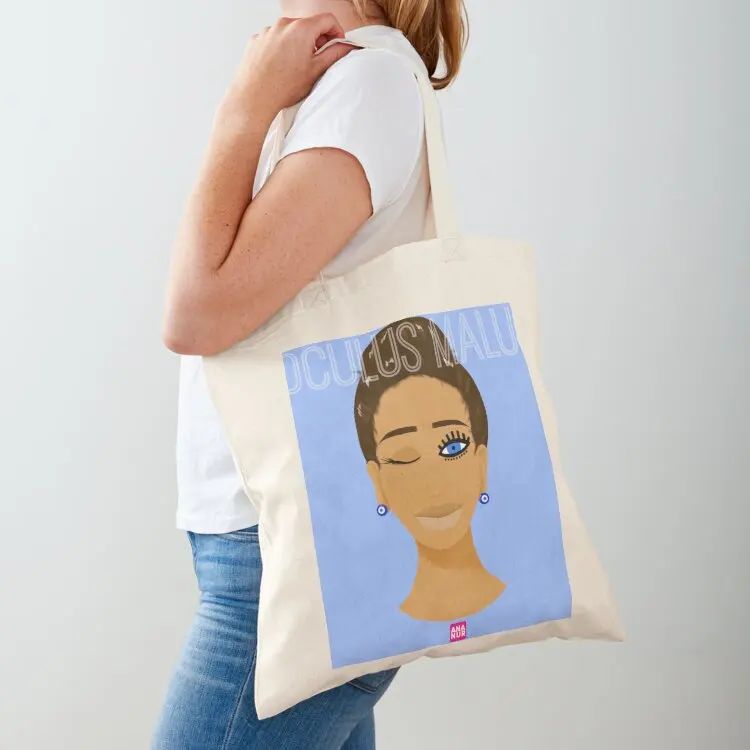 Oculus Malus (evil eye) Tote Bag reusable shopping bags Women's beach bags tote bag women cute pouch bag