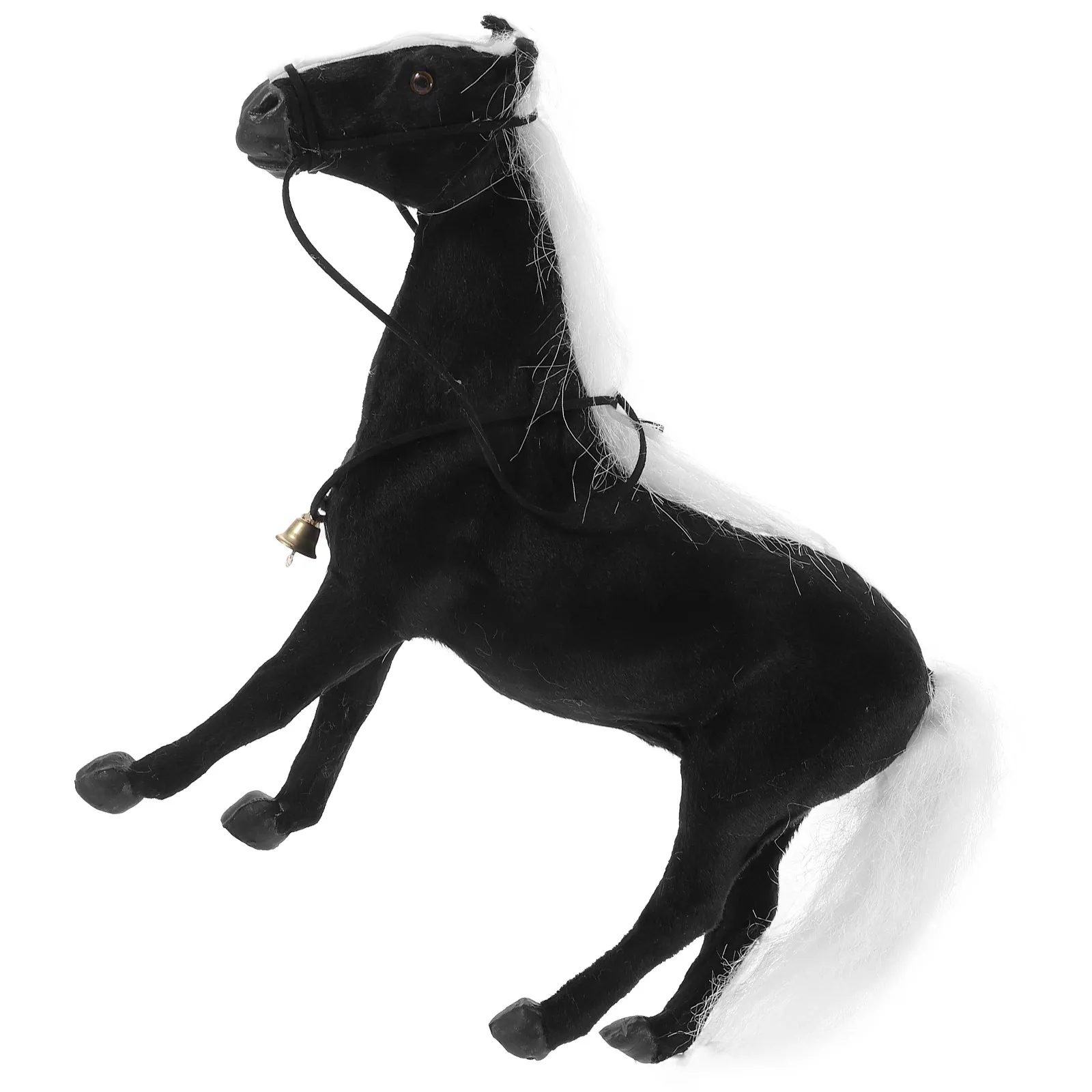 Horse Cognitive Simulation Animal Statue Creative Plastic Artificial Horse Decor Decorative Ornament for Home Desktop Teaching