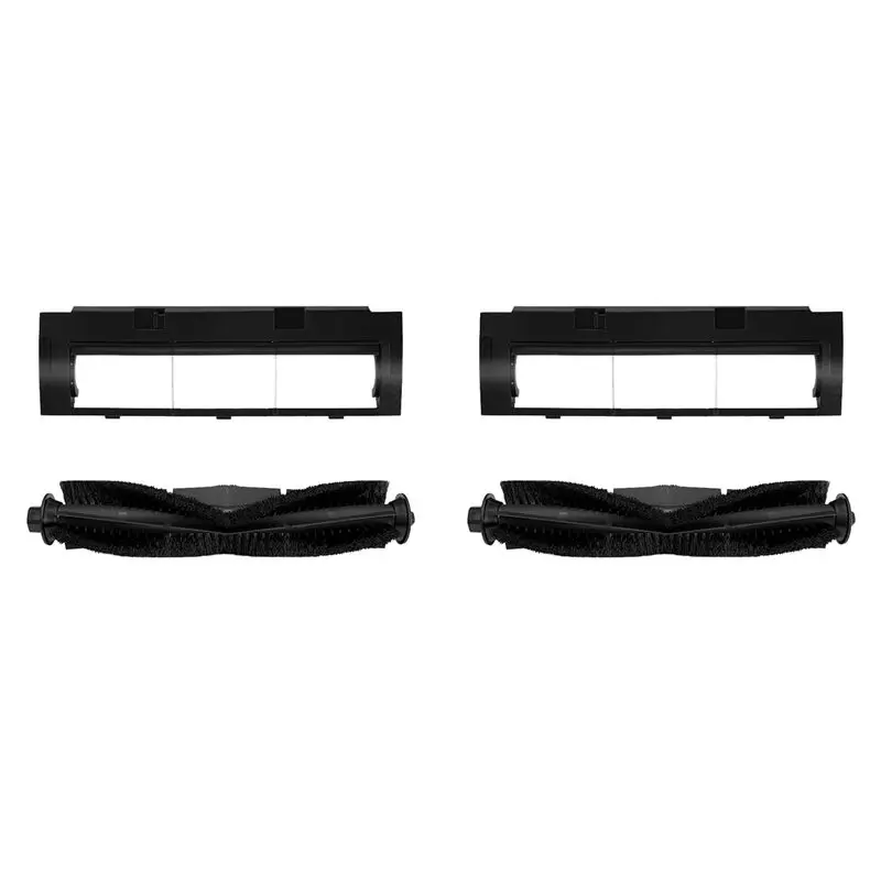 ABUH-2X Main Roller Brush Cover Kit For Proscenic M7 PRO M7 MAX M8 PRO/ROIDMI EVE PLUS /Viomi S9 Robot Vacuum Cleaner