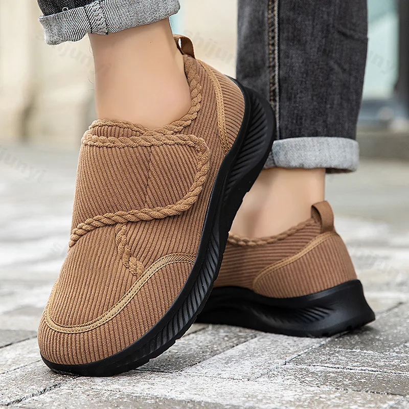 

Парная хлопковая обувь, осень-зима 2024, новая женская уличная нескользящая прогулочная обувь, легкая удобная теплая мужская повседневная обувь