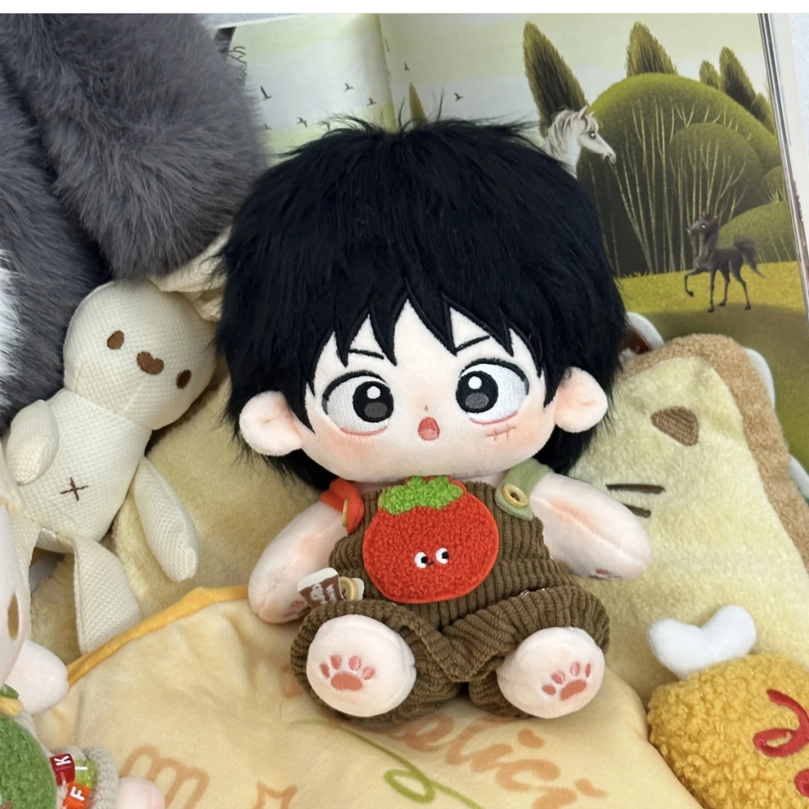 20cm Anime Monkey D Luffy Kawaii Cosplay Anime Figures Dress Up Cotton Doll Toys Birthday\'s Surprises Gifts Toys