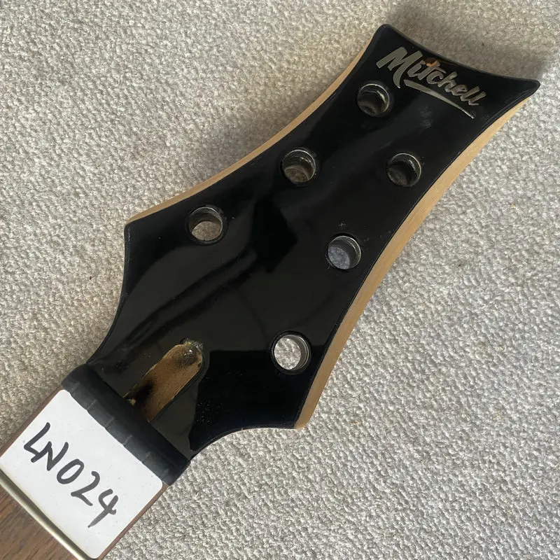 LN024 Genine And Origianl Mitchell 6 String Electric Guitar Neck 24 Frets 572MM Scales Length Machine Head L3 +R3 DIY Parts