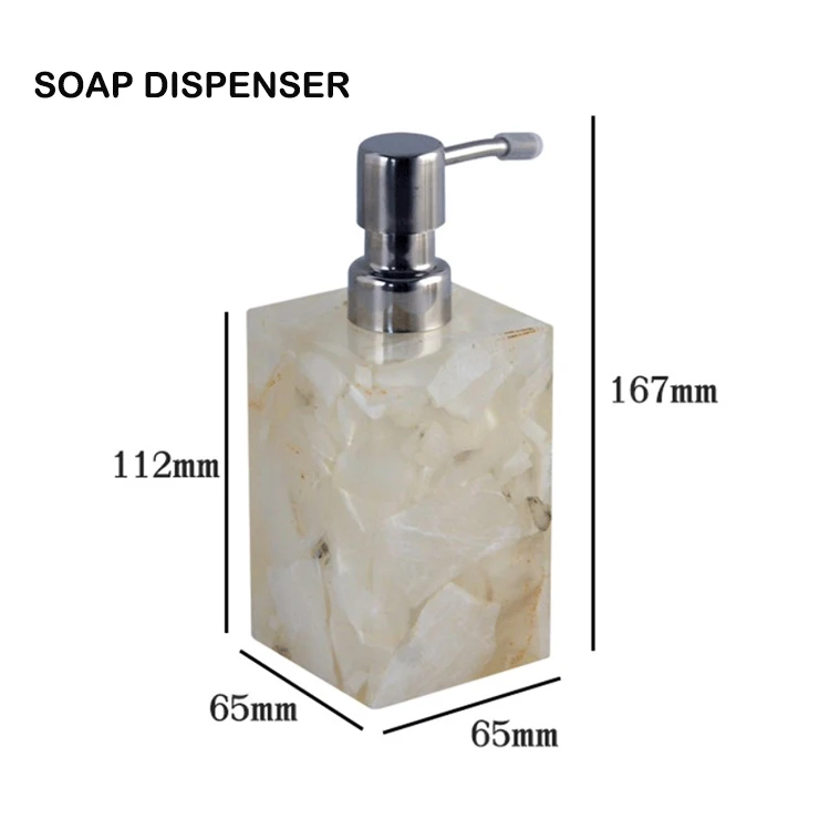 New Arrival Home Washroom Accessories 6 Pcs Bathroom Accessories Set Resin Bathroom Set