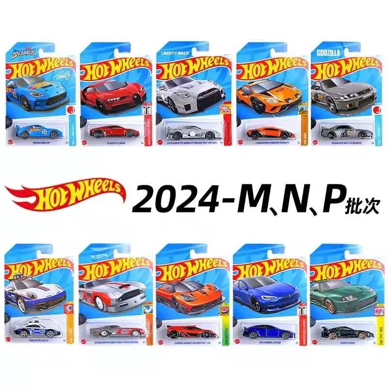 

Original Mattel Hot Wheels Mainline Series Worldwide Basic Car 1/64 2024 Wave M N P Ford Gtr Model Toyota C4982 Toys Gifts ﻿