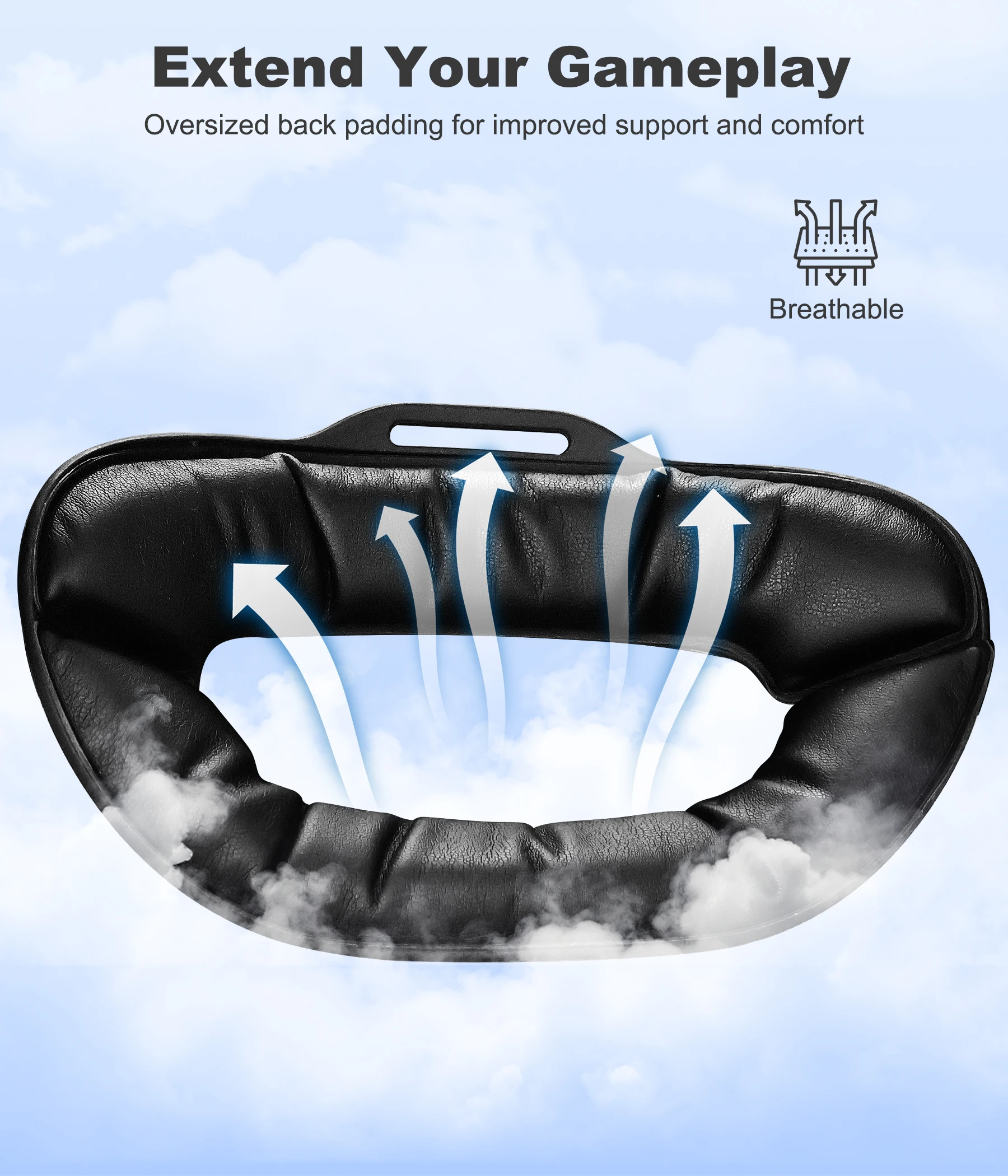 BEBONCOOL メタクエスト 2/3/3S VR エリートストラップ用高度な調節可能なヘッドストラップ – 精密フィット、快適なデザイン、クイックリリースヒンジ