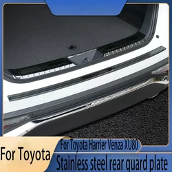 For Toyota Harrier Venza XU80 2020 2022 2024 Stainless material sticker for the rear guard and trunk