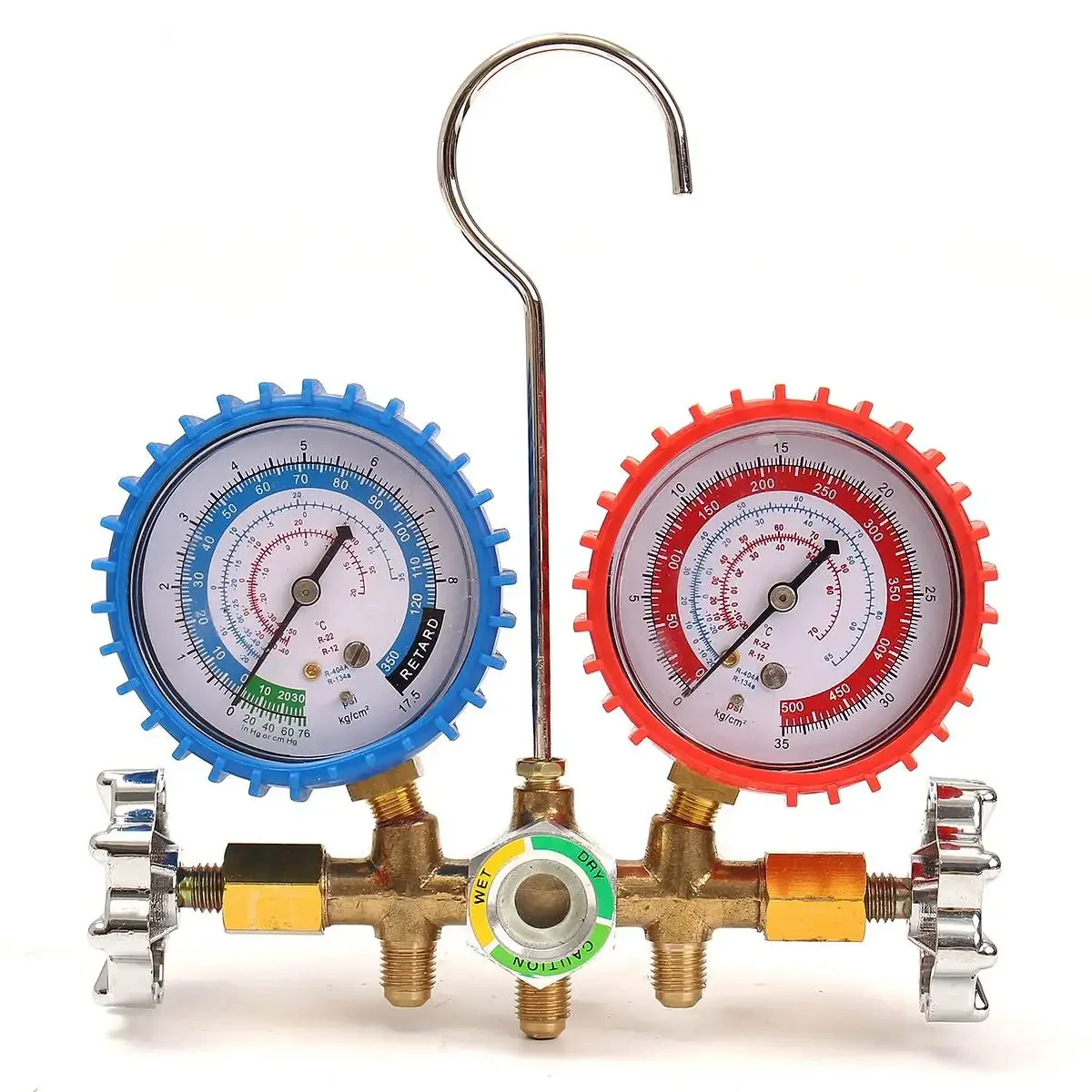 

Портативный набор манометров коллектора кондиционера, легкий тестовый диагностический набор инструментов для ремонта для R134A R12 R22 R502, хладагент