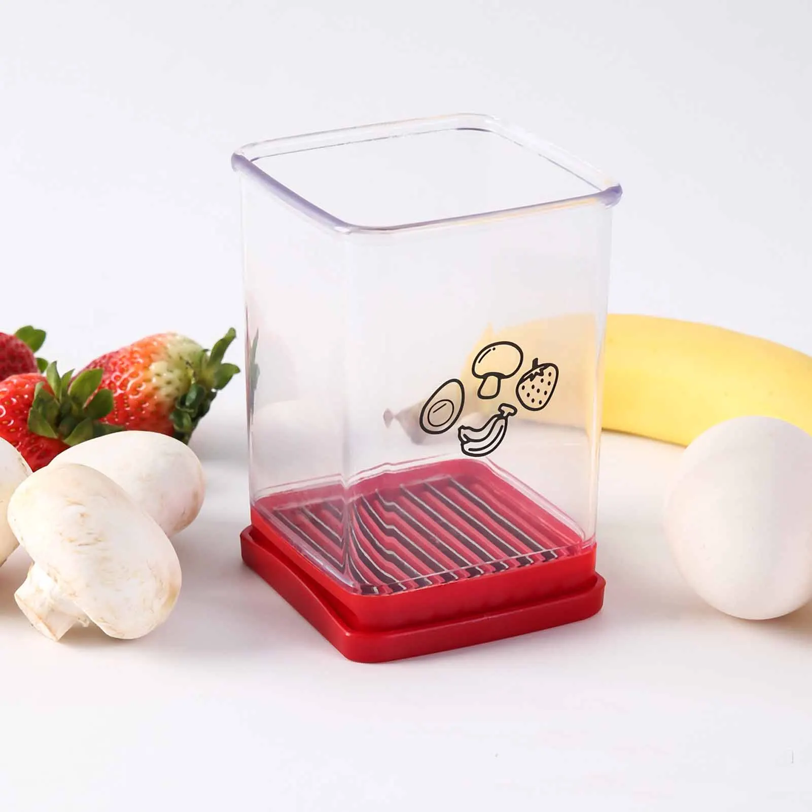 

Speed Dicer Food Dicer Box Compact Easy To Clean Multifunctional Dicer Chopper Effortless Use Stainless Steel Blades for Fruits