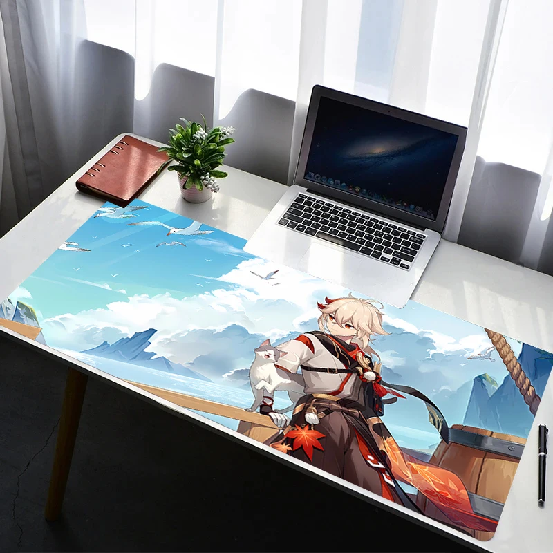 

Mouse Pad Office PC Gaming Accessories Keyboard Pad Anime Print Mousepad Laptop Desk G-genshin Impact Kaedehara Kazuha Mouse Mat