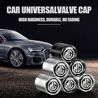 4Pcs Metal Car Styling Wheel Tire Valve Caps Cover Bolt-In For Morris Garages MG Parts TF HS GT HECTOR Pilot EHS ONE Cyberster
