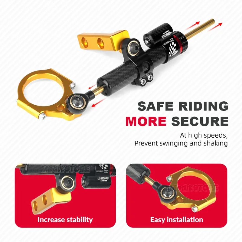 

SRK800RR Motorcycle Stabilizer Steering Shock Absorber Bracket Installation Kit QJ Motor Bracket Accessories SRK 800RR