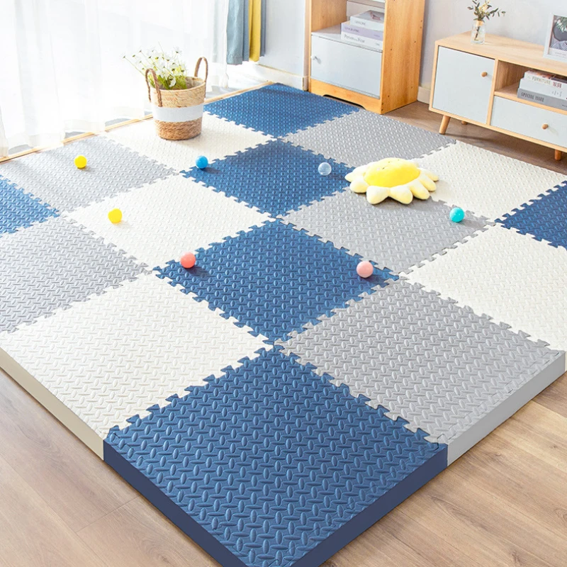 12Pcs 30*30*1cm Foam Kids Room Carpet & Baby Play Gym Mat, Soft Kids Interlocking Puzzle Tiles for Exercise and Play