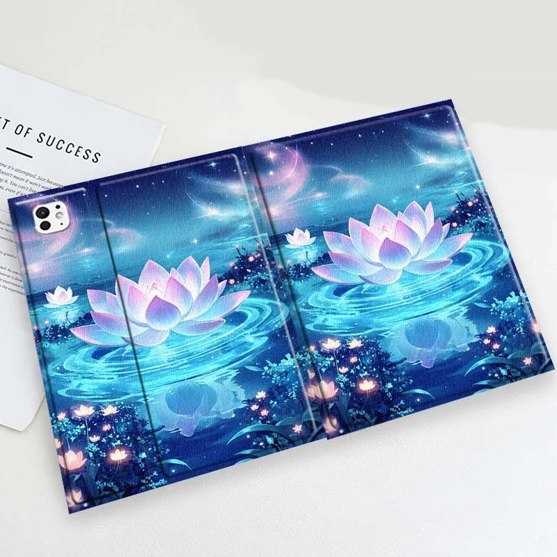 Crystal Rose For iPad Pro Mini Air 1 2 3 4 5 6 7 10 11 th 8 9 gen 11 M4 M5 Foldable Tablet Case Cover