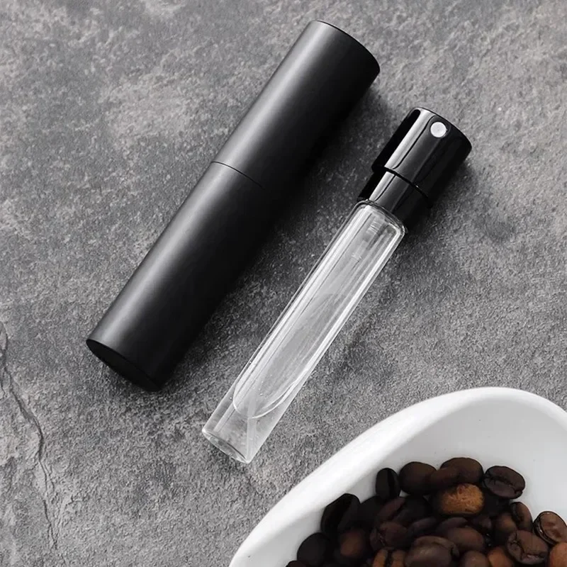 Wooden Coffee Bean Dosing Cup with Spray Bottle Set Solid Wood Bean Measuring Tray Portable Dispensing Bottle Coffee Lover Gift image 6