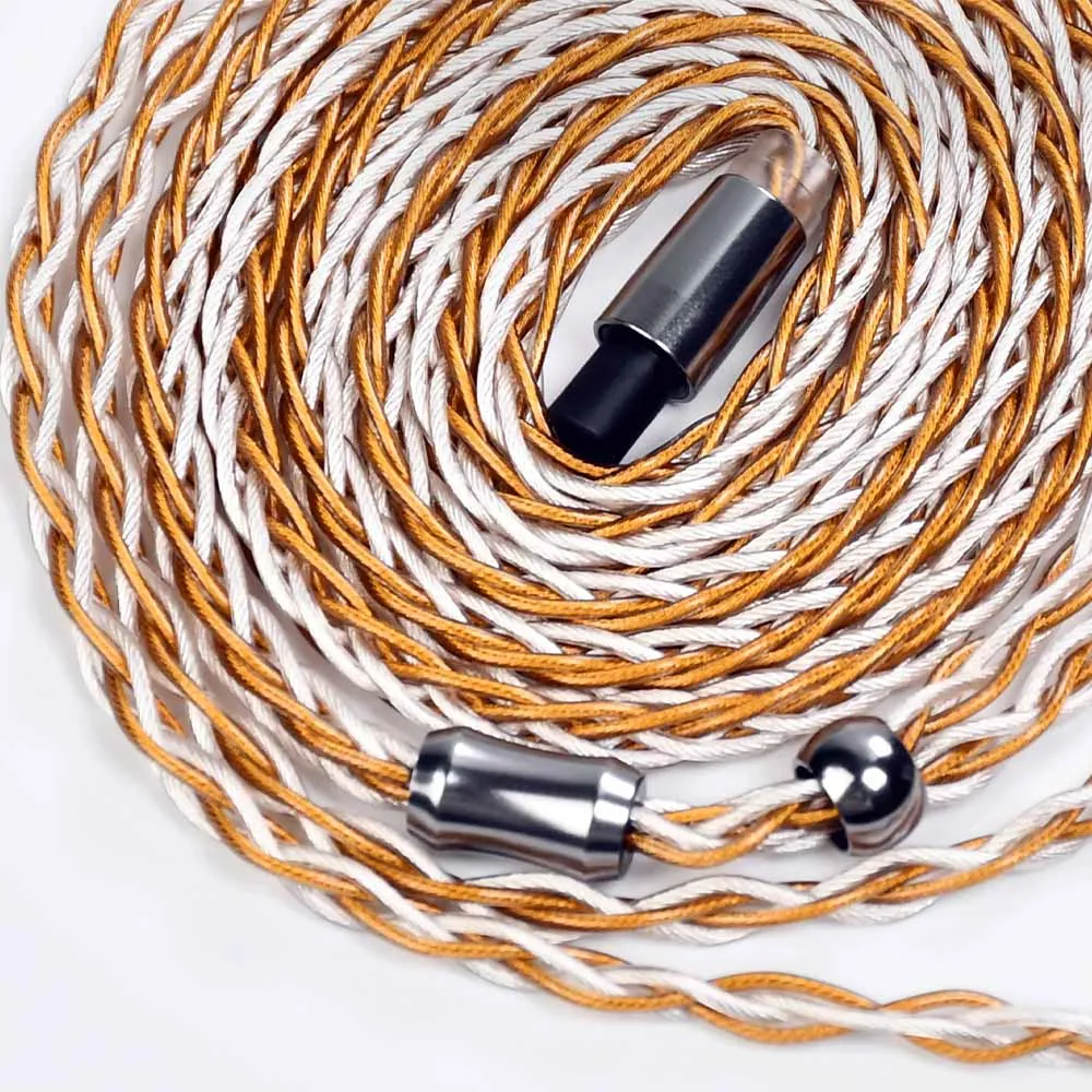 Kinera Gleipnir Pro Cavo di aggiornamento per auricolari 2.5/3.5/4.4 Spina bilanciata 6N OCC Placcato oro 0.78 2pin/MMCX Accessori sostituibili