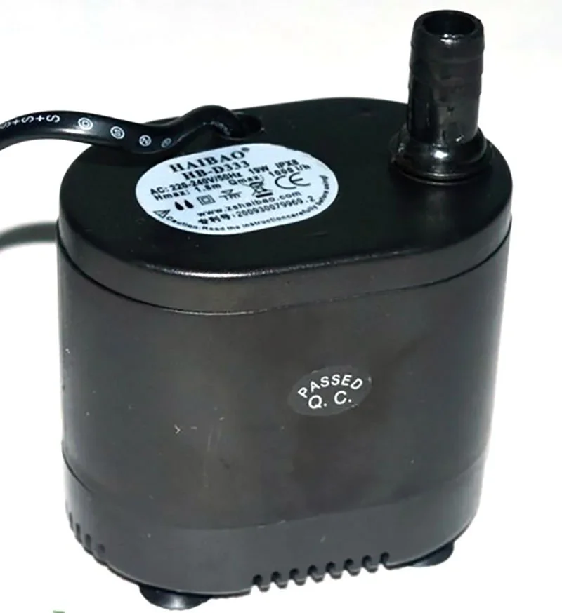 New HB-D333 Submersible Pump Ice Machine / Cold Fan / Air Cooler Pump Lift 1.8 Meters