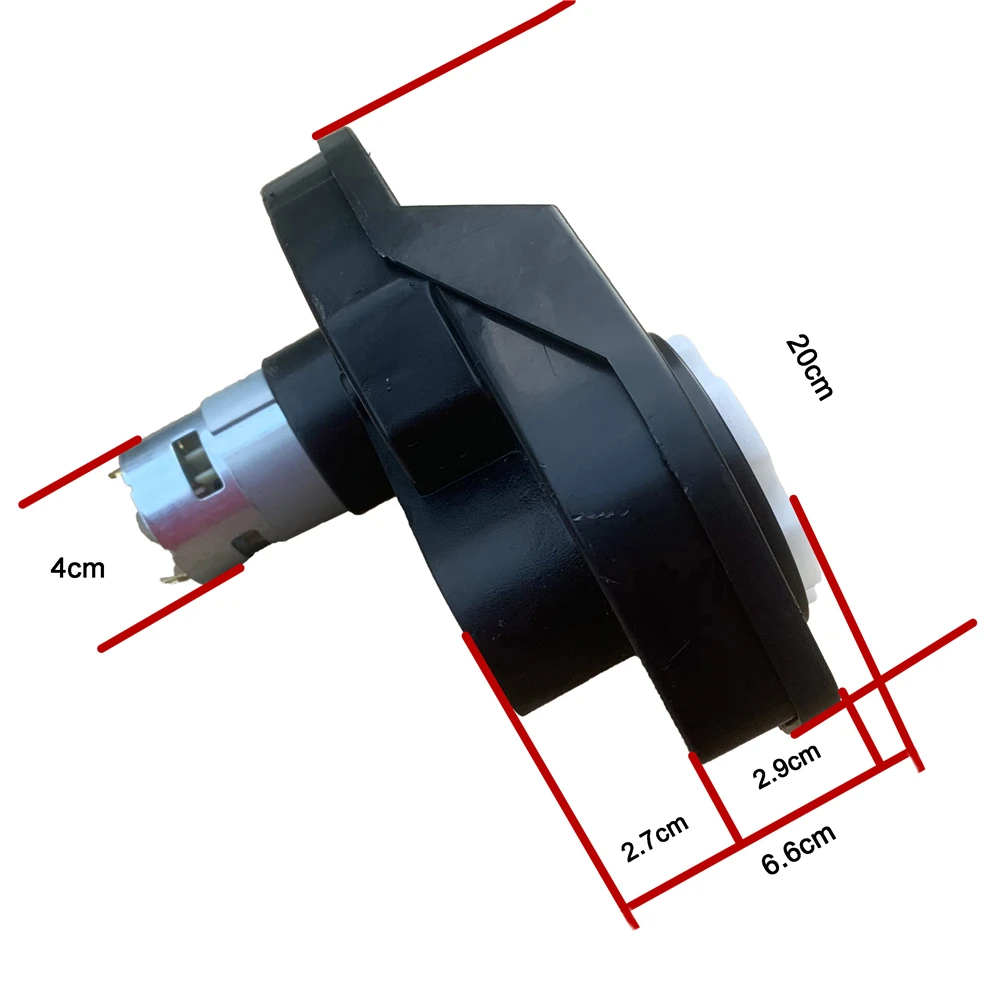 Fy RS775 24V 25000Rpm Hoge Snelheid Aandrijving Motor Versnellingsbak, Toepasbaar Voor Sommige Kinderen Rijden Elektrische Voertuigen