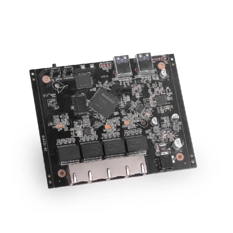 RK3568 RAM 4G ROM 16G EMMC 2.5Gbps etherlan ports high speed open Firewall router development board