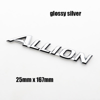 1pcs new 3D ALLION ABS Car Front Rear logo sticker Rear Bumper tail door trunk sticker car rear Emblem styling Accessories