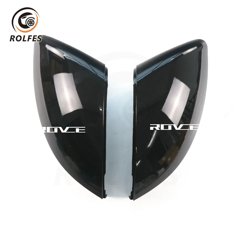 

ROLFES Black Car Side Reversing Mirror Frame For Land Rover Range Rover Vogue 2013-2020 Sport 2014-2020 Discovery 5 Accessories