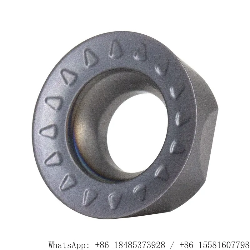 RPMT1204 Round Milling Insert R5 R6 R8 Cemented Carbide Lathe Turning Tip for Stainless Steel CNC Milling Machining view 4