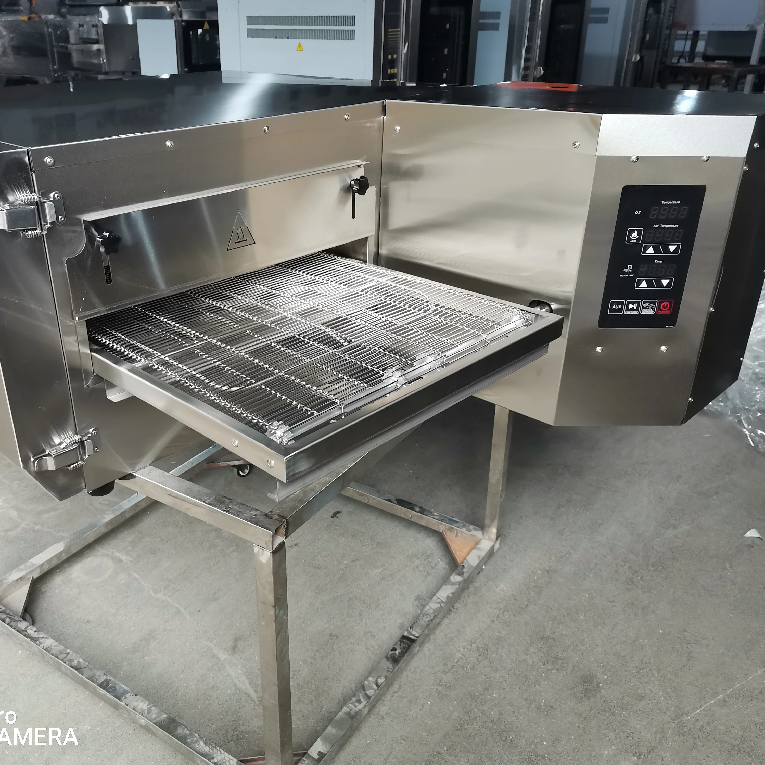 Thermal conveyor + commercial pizza oven, combination set