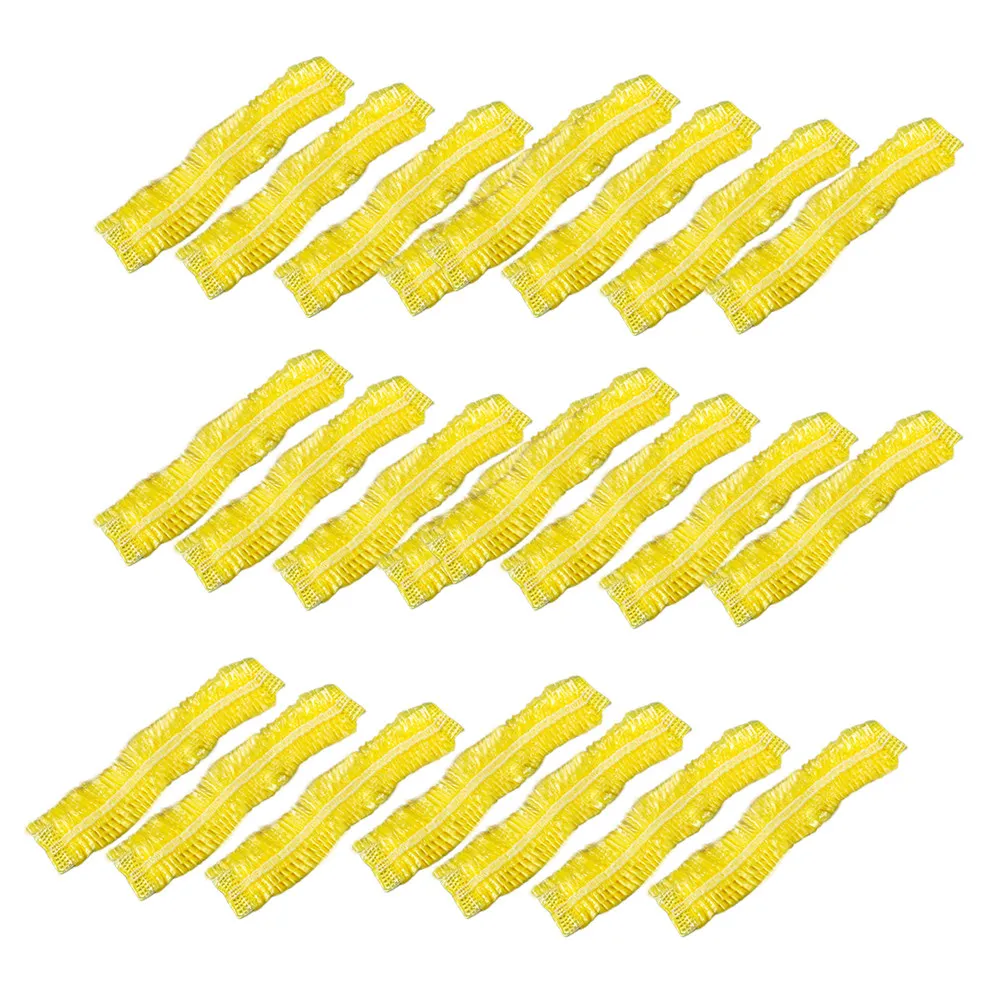 

300Pcs Waterproof Shower Caps Clear Elastic Hair Cover Plastic Bathing Hat for Shower Spa Salon Hotel Hair Protection