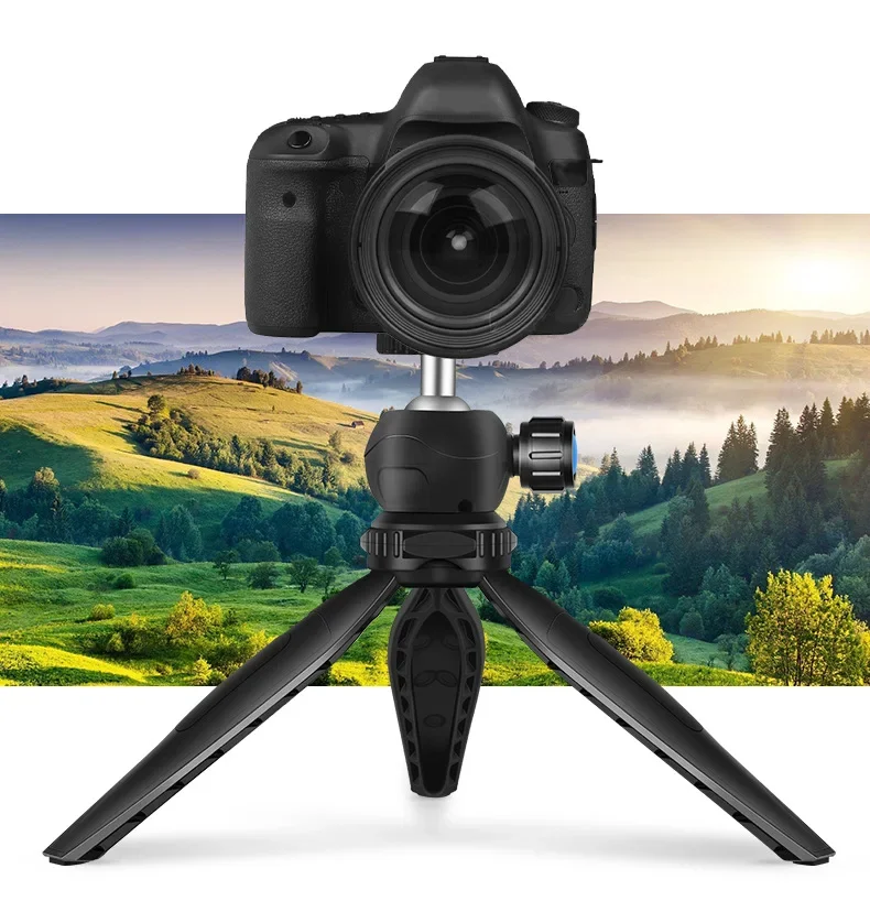 360° Swivel Tripod Portable Bracket 1/4 interface for Gopro or camera or mobile phone image 4
