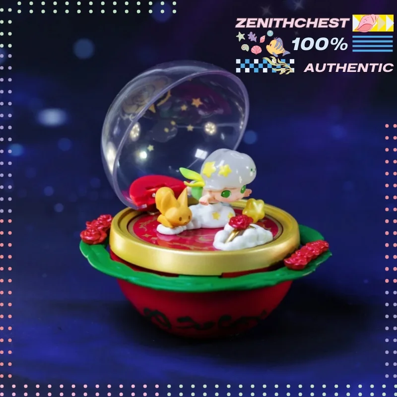 

POPMART Романтическая коробка для колец, милая коллекционная фигурка с 3 сценами, слепая коробка-идеальный подарок на День святого Валентина, уникальный сюрприз на складе