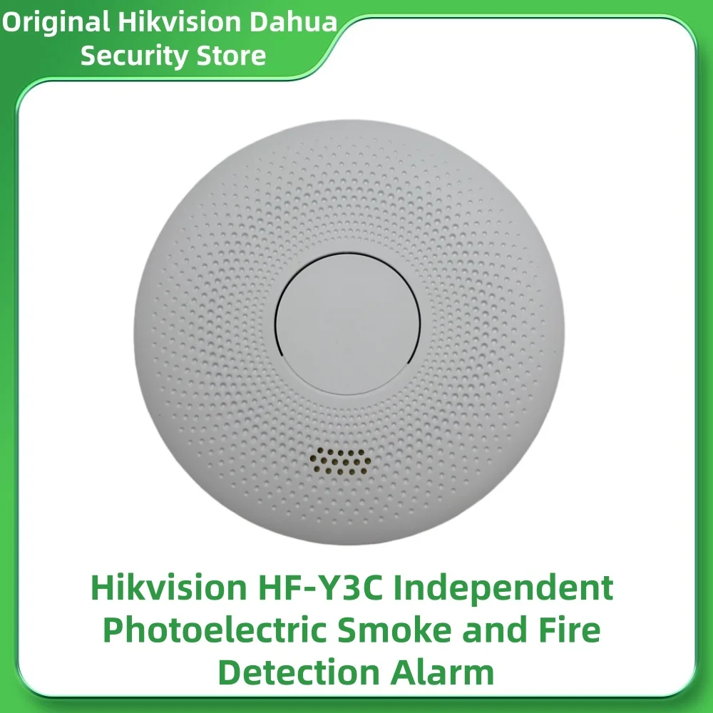 Hikvision HF-Y3C Independent Photoelectric Smoke and Fire Detection Alarm 85dB High Decibel Alarm