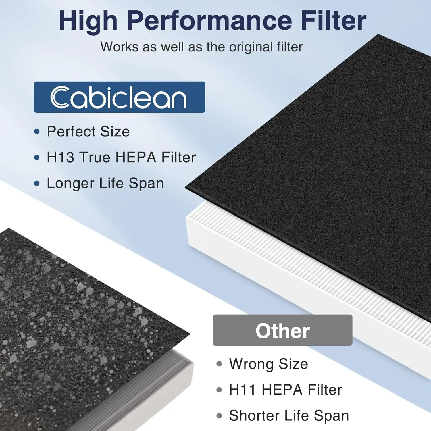 115115 Replacement Filter A Size 21 for Winix PlasmaWave C535, 5300-2, P300, 5300, 6300, 6300-2, AM90, 9000, 5000, 5000B, C909,