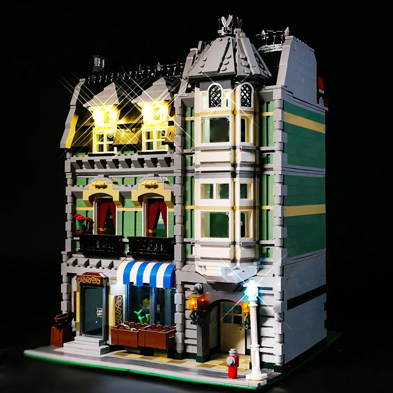 LED Light Kit for LEGO Green Grocer House 10185 Lamp DIY Toys Christmas Gift (Not Include Building Block Bricks Kits Sets Model)