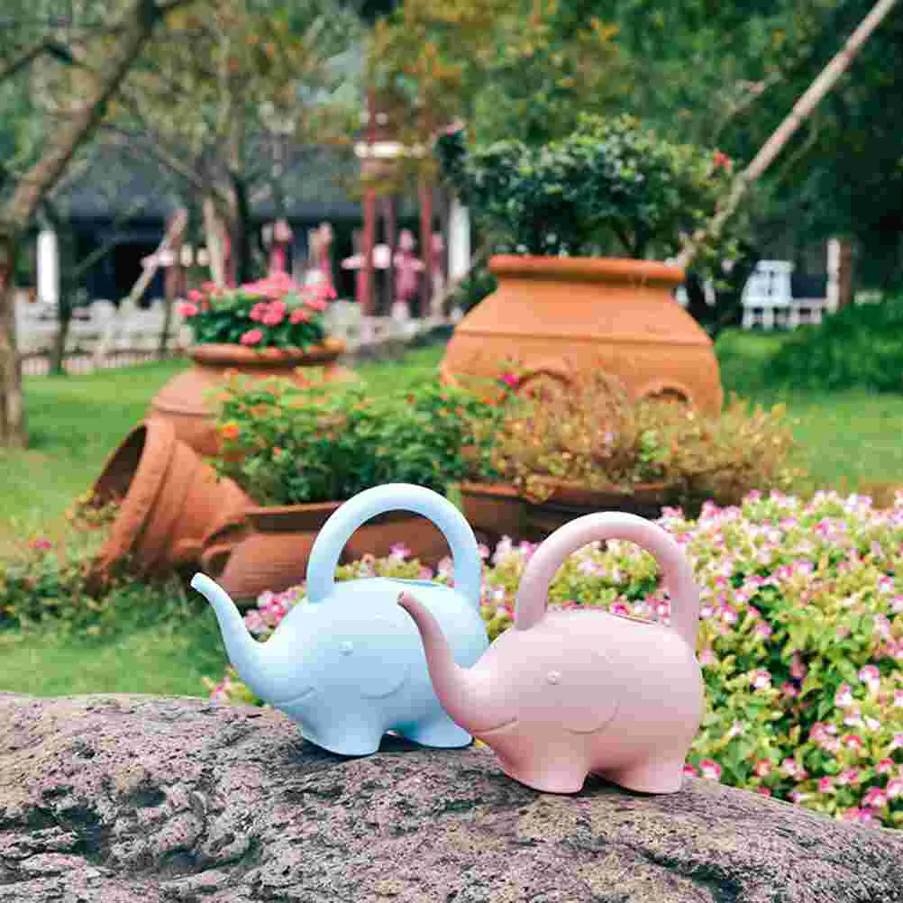 Elephant Watering Can Indoor Plant Small Plants Pot Sprayer Device Succulent Planters Plastic Lovely Bucket Child